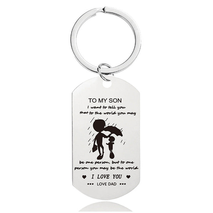 Lisslune | Mother's Day Engraving Metal Keychain with Box