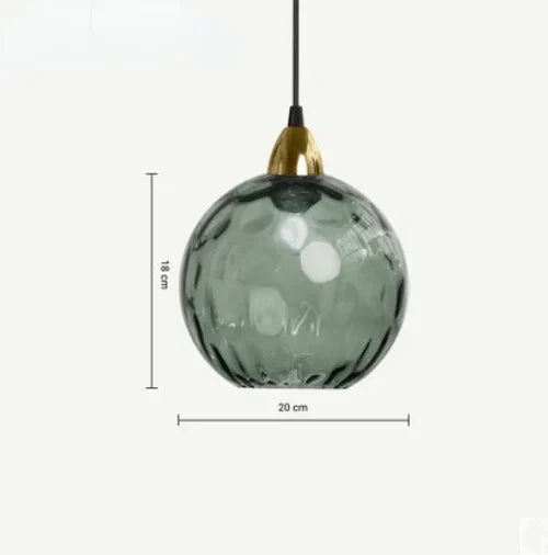 Lisslune | Spherical Glass Pendant Light