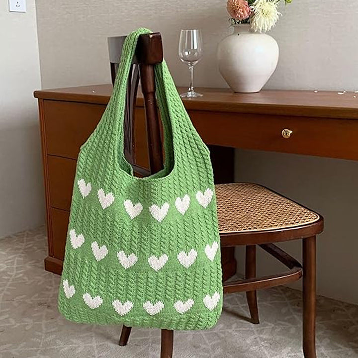 Lisslune | Knit Love Tote Bag