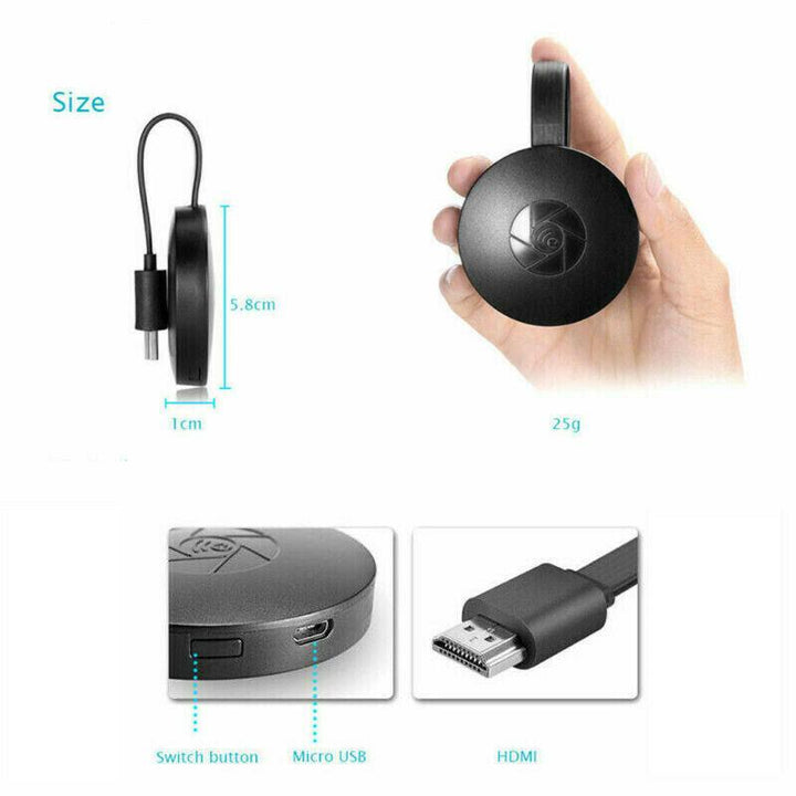 Lisslune | Portable Wireless 1080P Display HDMI TV Receiver
