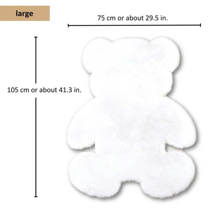 Lisslune | Fluffy Charm Teddy Bear Rug