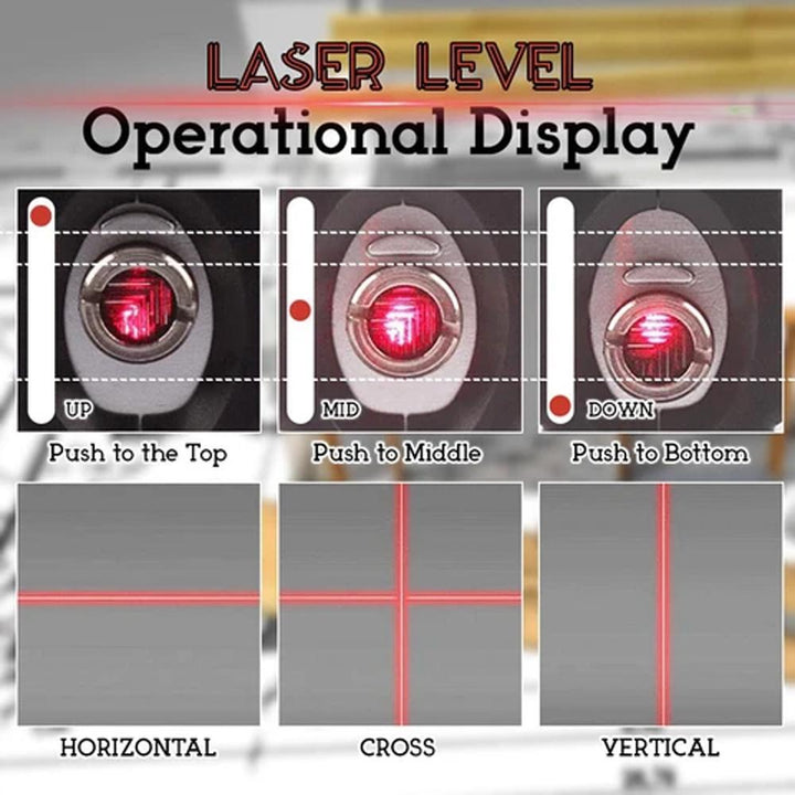 Lisslune | Multifunctional Laser Level 4 in 1 Laser Measuring Tool