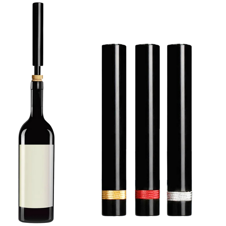 Lisslune | WineLuxe Air Pressure Wine Opener – Stainless Steel & Ergonomic Design