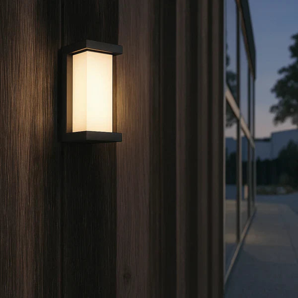 Lisslune | Outdoor Wall Light | Waterproof LED Lantern with PIR Motion Sensor | Ideal for Patios, Porches & Walkways