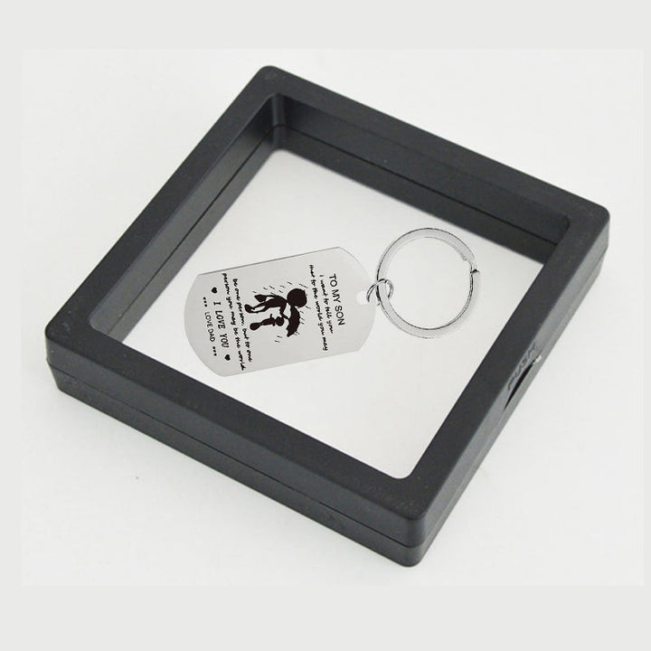 Lisslune | Mother's Day Engraving Metal Keychain with Box