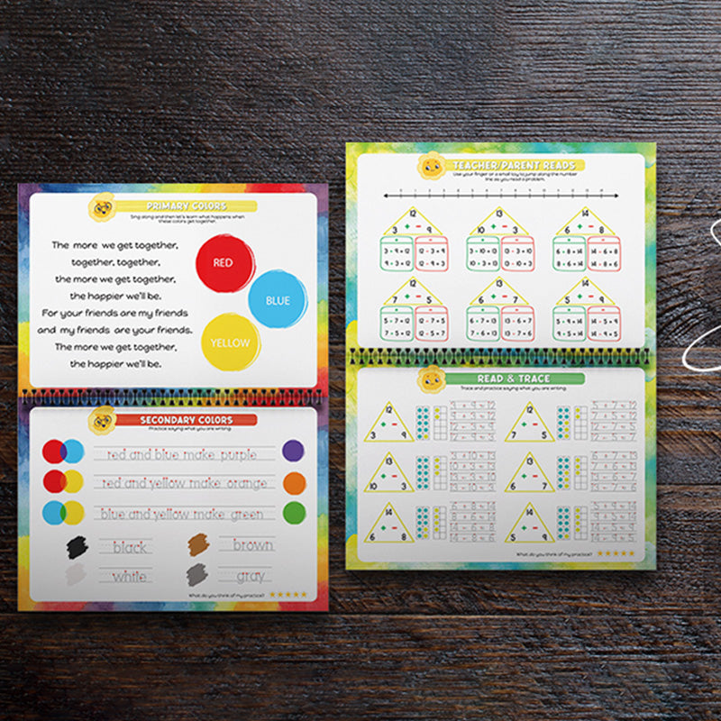 Lisslune | Reusable ribbed handwriting workbooks