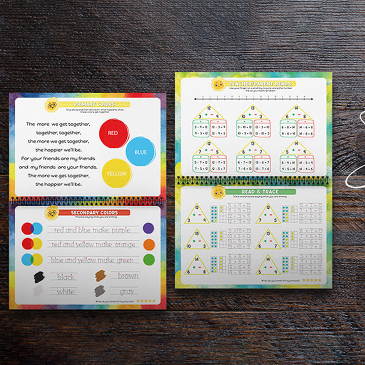 Lisslune | Reusable ribbed handwriting workbooks