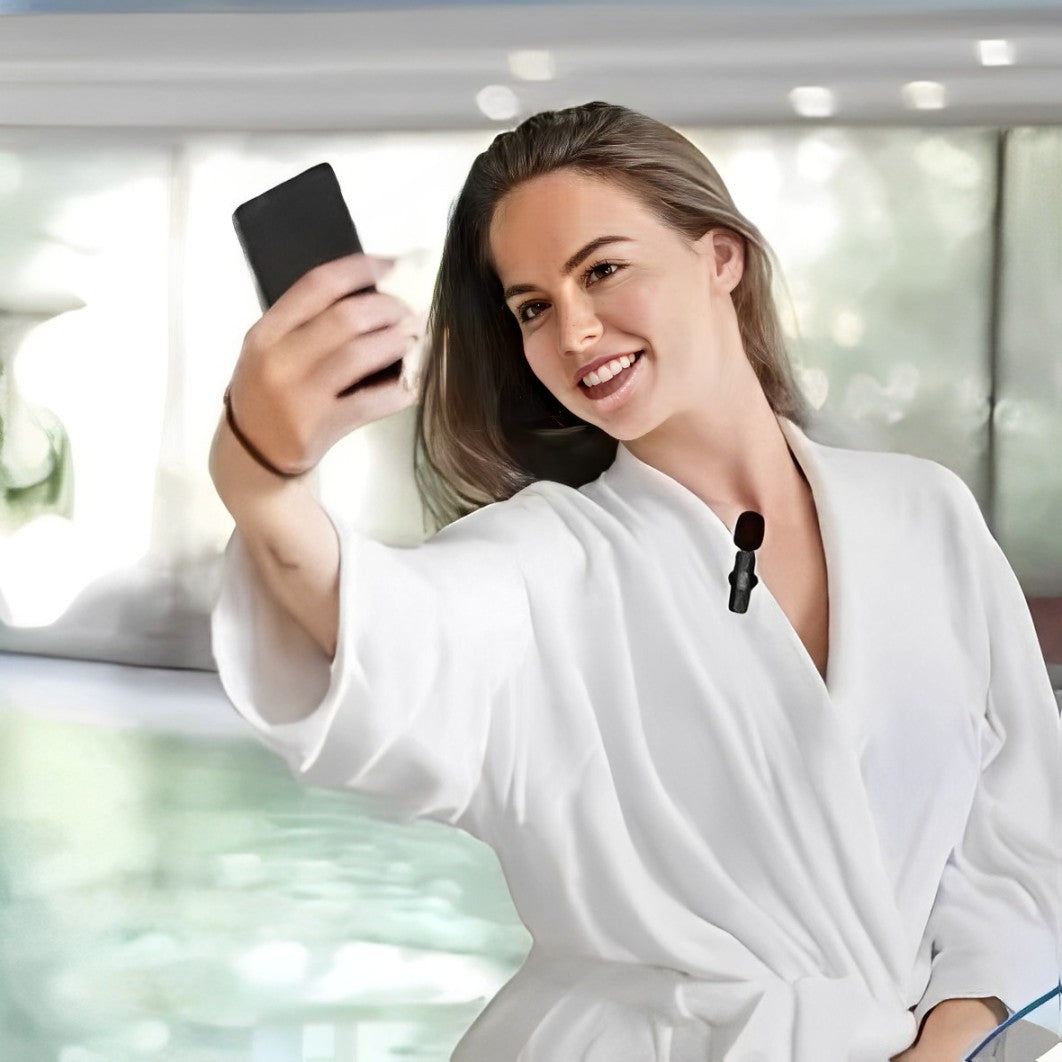 Lisslune | Pro Wireless Lavalier Microphone - Effortless Audio Capture Anywhere