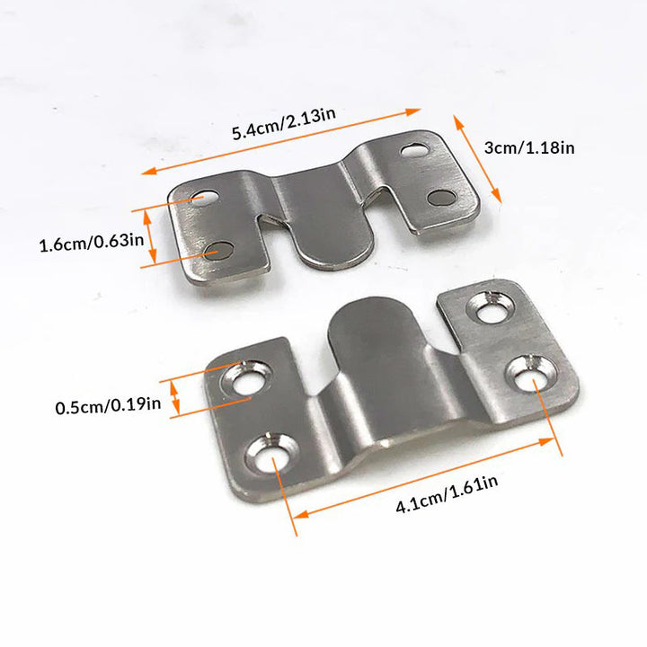 Lisslune | Stainless Steel Interlock Hanging Buckle