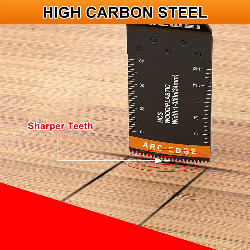 Lisslune | Curved Edge Oscillation Tool Blades (20 pieces)