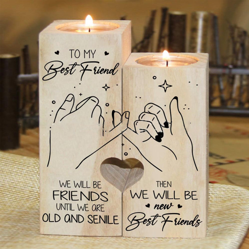 Lisslune | Creative candle holder made of wood