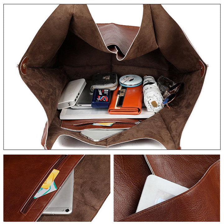 Lisslune | Oversized Leather Weekend Bags