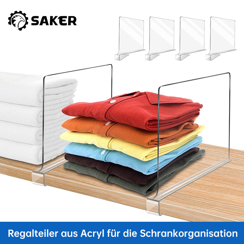 Lisslune | Shelf divider made of acrylic for closet organization