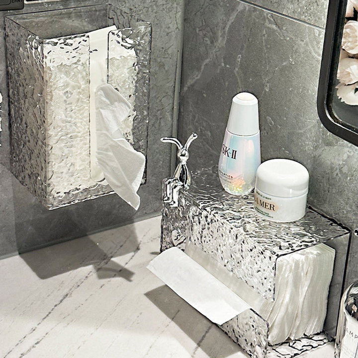 Lisslune | Multifunctional tissue box with glacier pattern