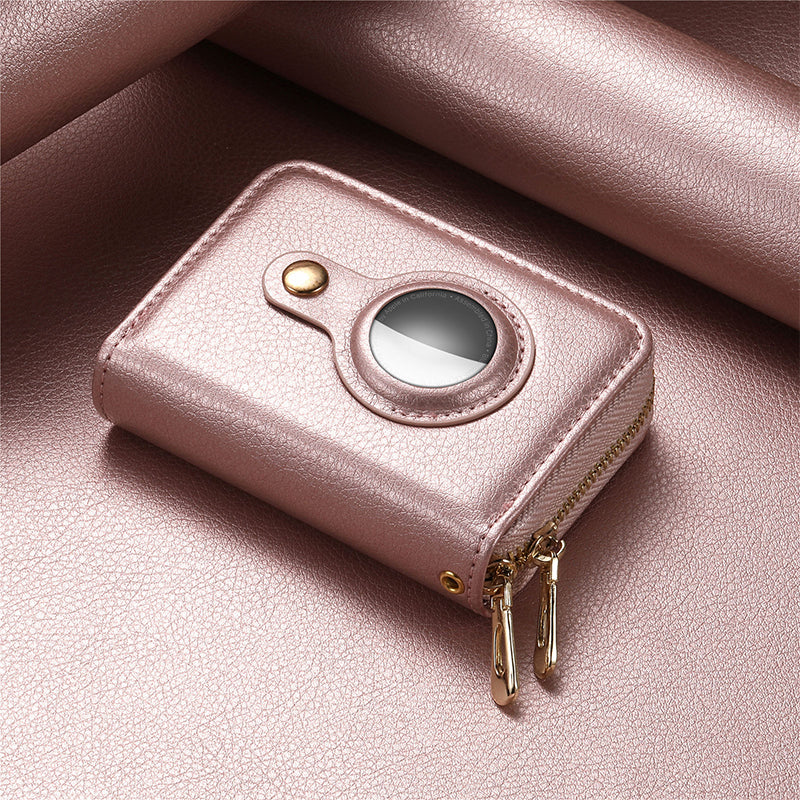 Lisslune | Intelligent AirTag-Zip RFID Leather Wallet