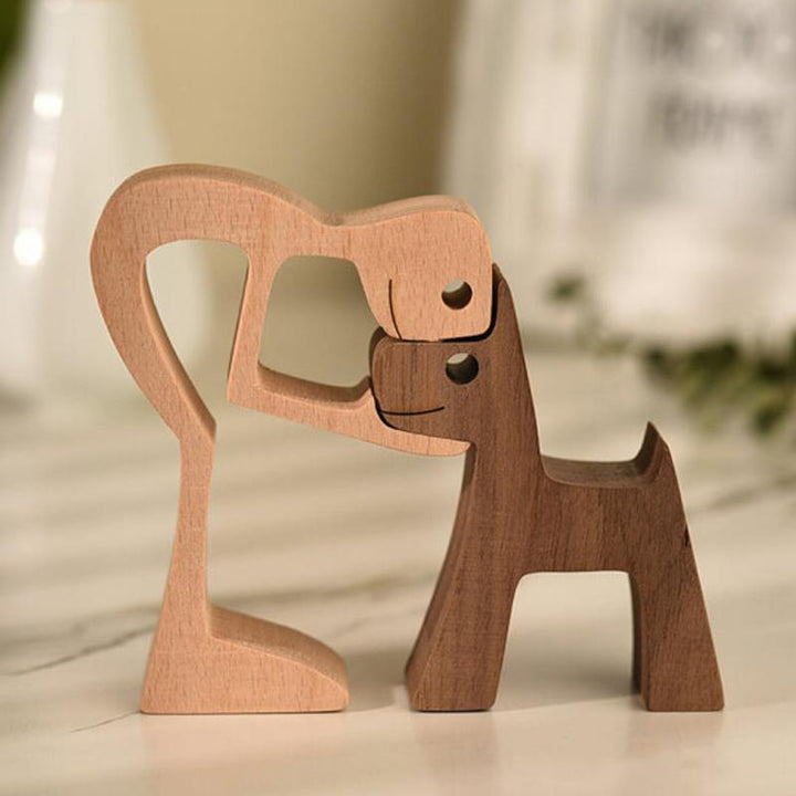 Lisslune | Animal Lover Wooden Sculpture Table Decoration