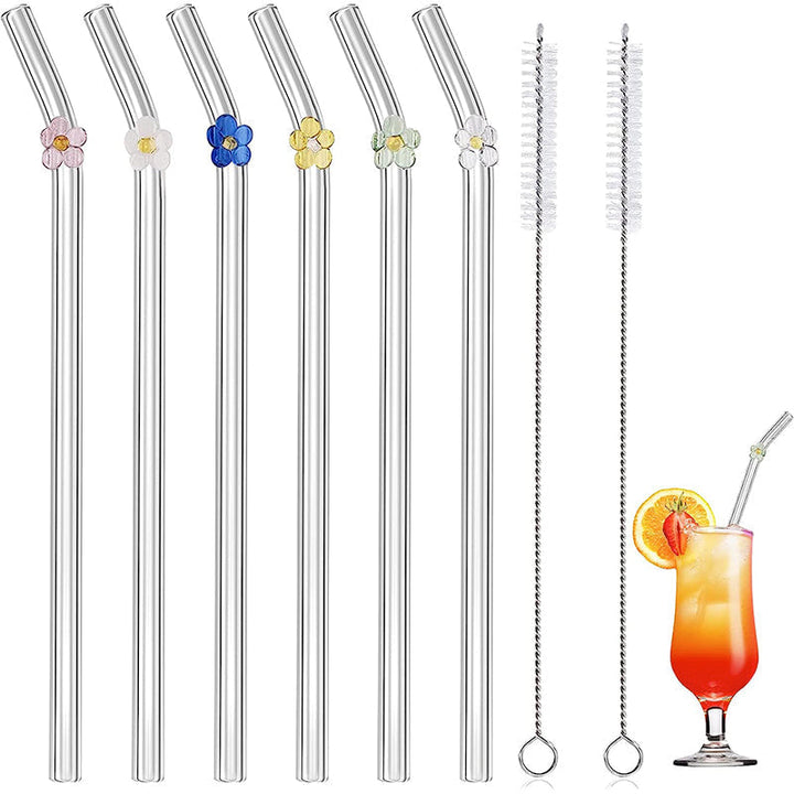 Lisslune | Straws made of colored glass