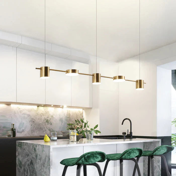 Lisslune | Modern Aluminum Pendant Light - AuraDrum
