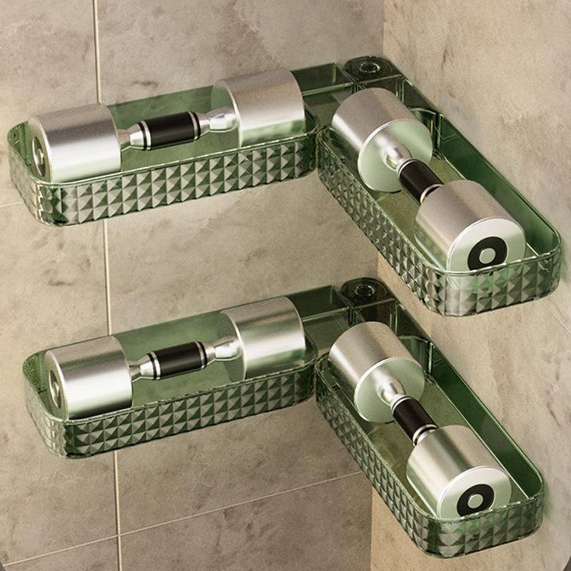 Lisslune | Multifunctional, wall-mounted, rotatable U-shaped storage corner shelf