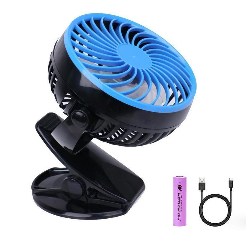 Lisslune | 360 ° Portable & Rechargeable Lithium-Ion Fan
