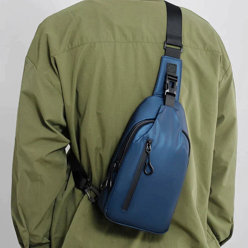 Lisslune | UrbanShield Waterproof Crossbody Bag with Anti-Theft Design