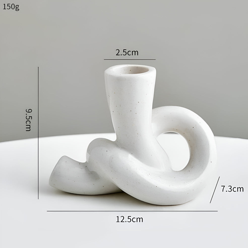 Lisslune | Knot Ceramic Candle Holder