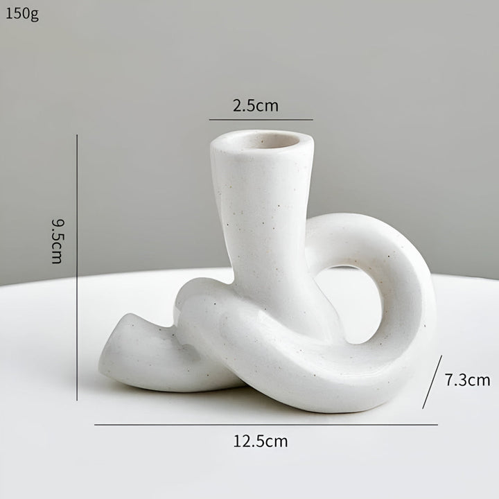Lisslune | Knot Ceramic Candle Holder