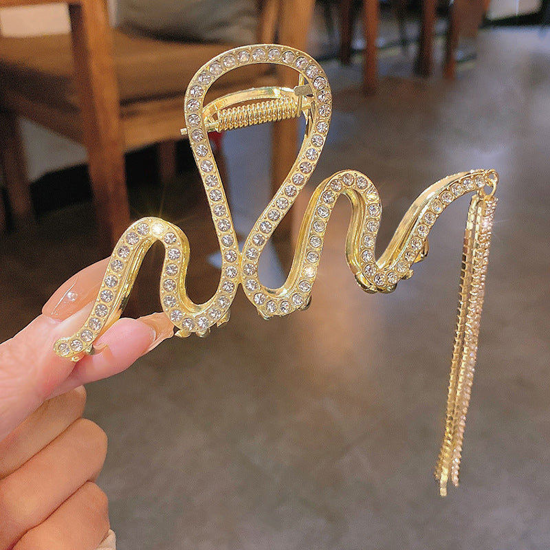 Lisslune | Snake Hair Clip with Rhinestones