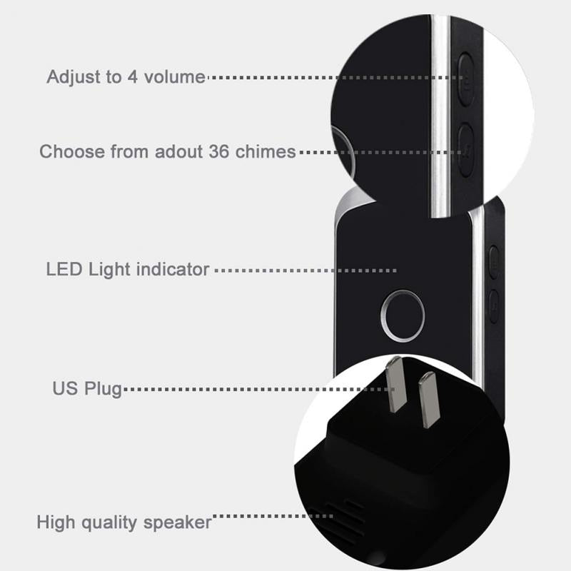 Lisslune | Touch Button Smart Wireless Doorbell