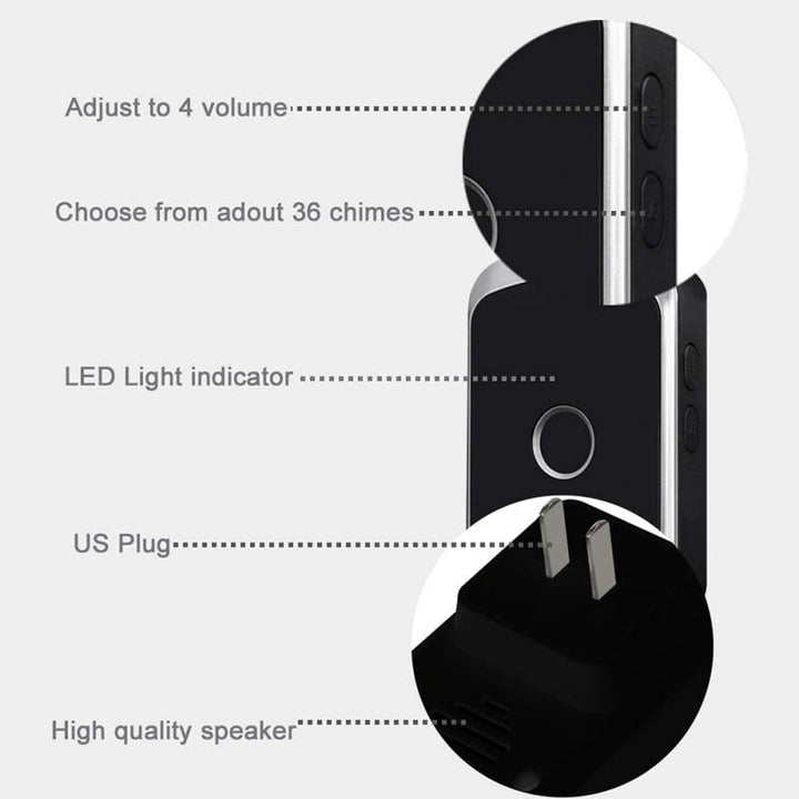 Lisslune | Touch Button Smart Wireless Doorbell