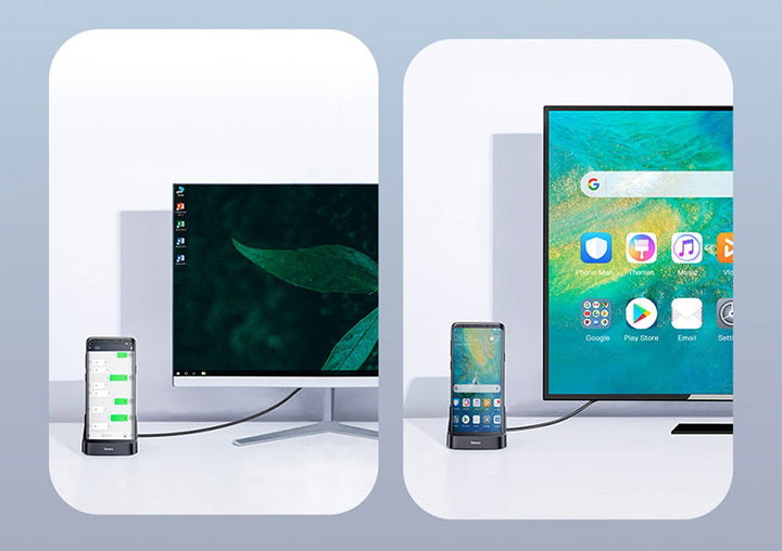 Lisslune | 7-in-1 USB/Type-C To HDMI HUB Docking Station & Power Adapter