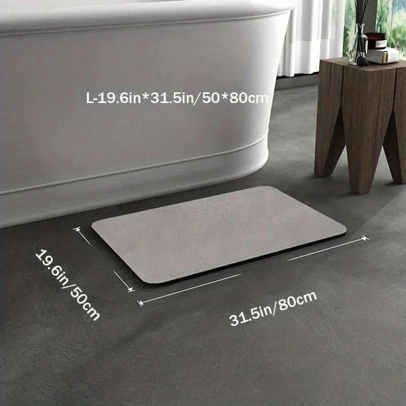 Lisslune | Quick-Dry Non-Slip Diatomite Bath Mat