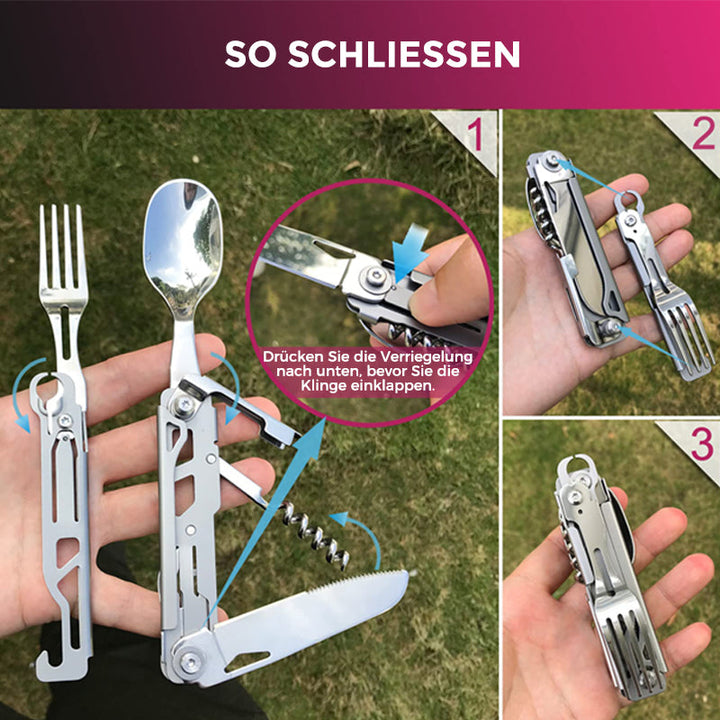 Lisslune | 5-in-1 Multifunction Camping Equipment Set