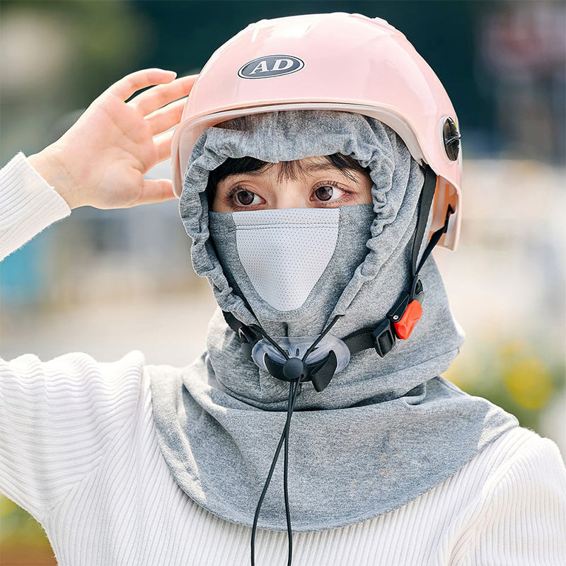 Lisslune | Hooded Face Mask with Neck Warmer for Cycling