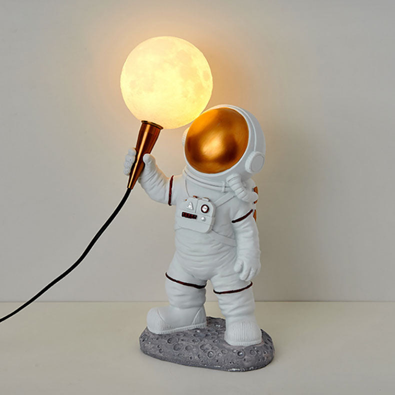 Lisslune | CosmoBuddy Astronaut Wall Lamp | Creative Design | Resin & ABS | LED Bedroom Light