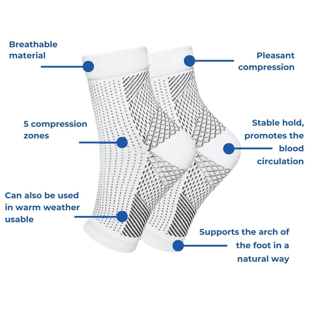 Lisslune | Orthopedic Compression Stockings for Varicose Veins Relief - Knee High Support Socks for Improved Circulation