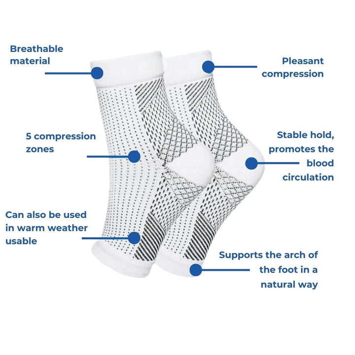Lisslune | Orthopedic Compression Stockings for Varicose Veins Relief - Knee High Support Socks for Improved Circulation