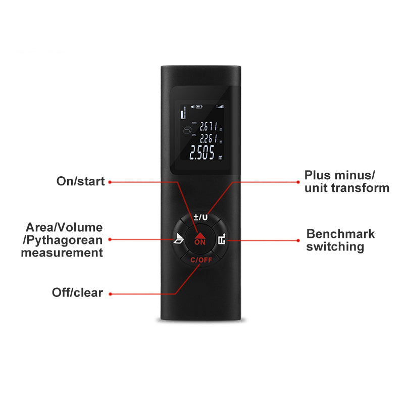 Lisslune | Mini Laser Distance Meter