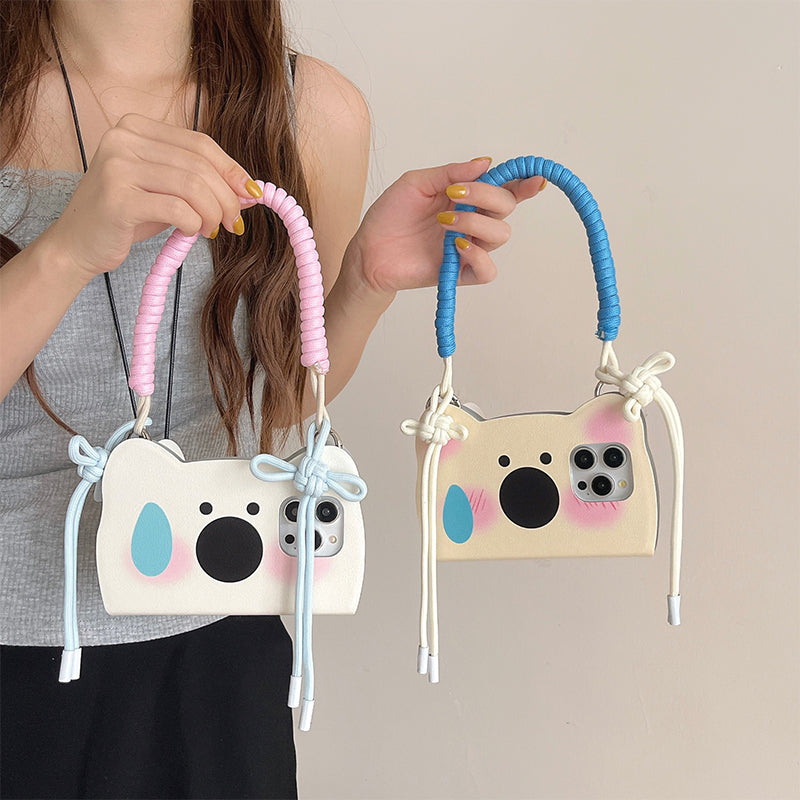 Lisslune | Insta-Style Cartoon Westie Flip-Phone Case