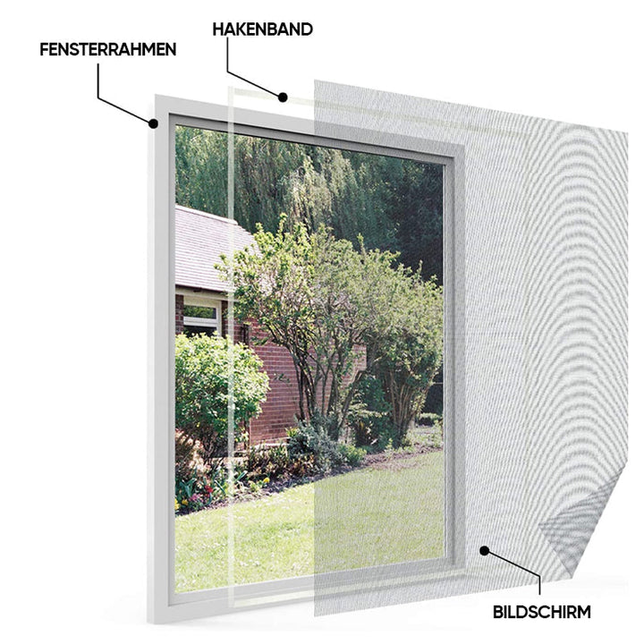 Lisslune | Self-adhesive mosquito protection screens