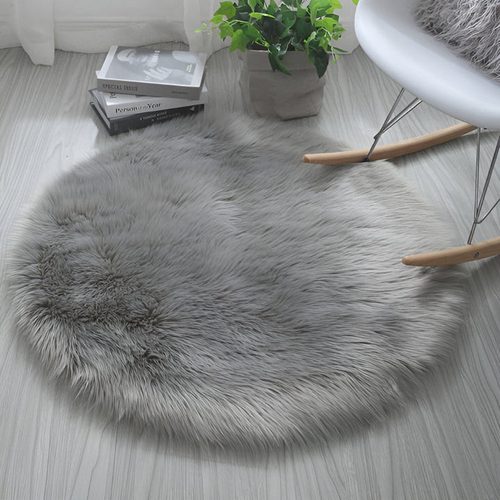 Lisslune | Round Cloud Soft Plush Rug