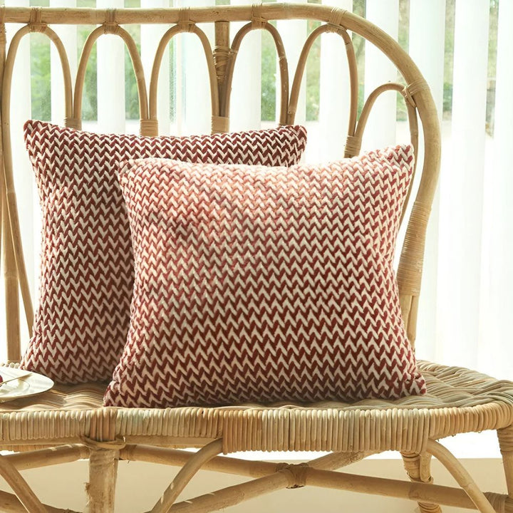 Lisslune | Lush Chevron Cushion Covers