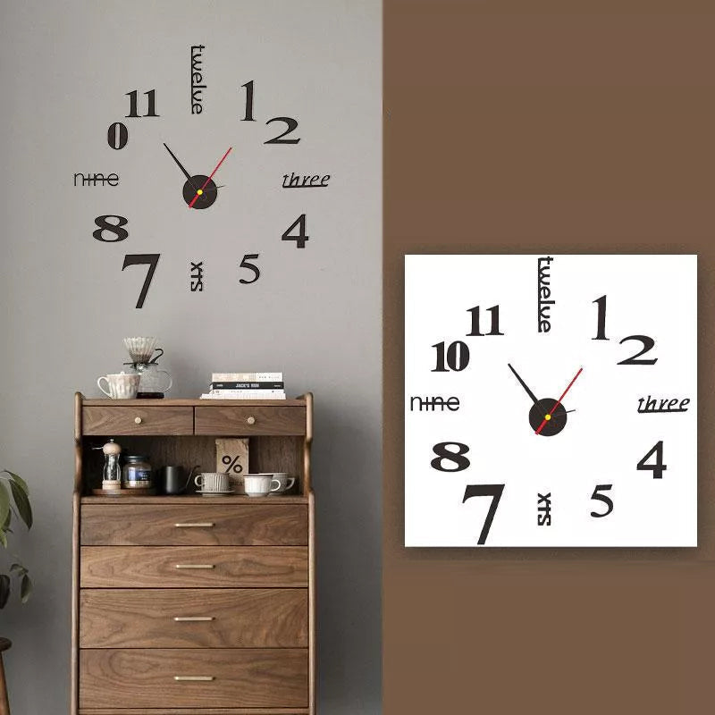 Lisslune | DIY Modern punchless wall clock