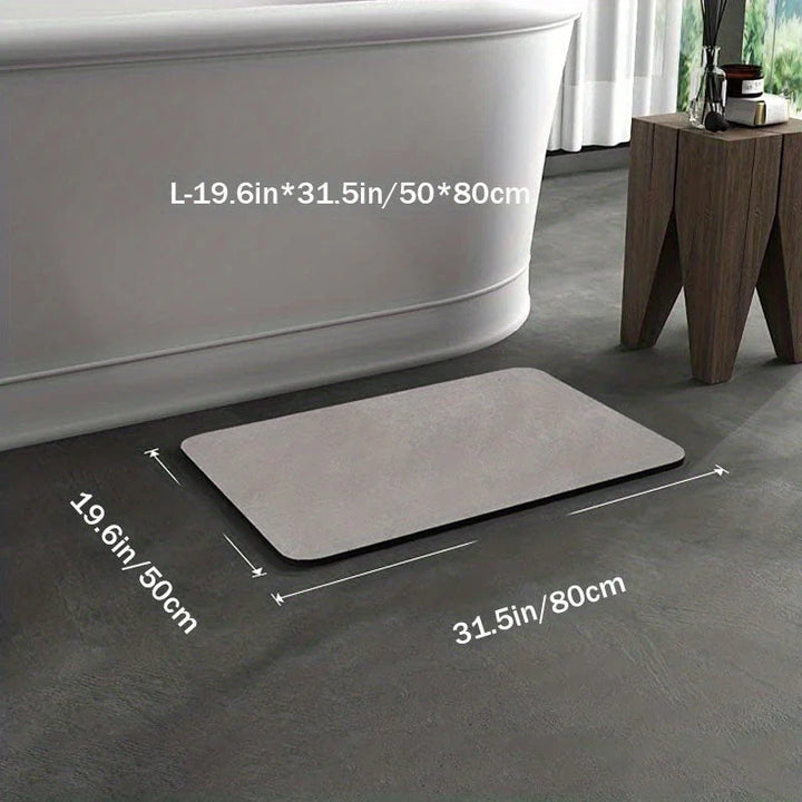 Lisslune | Non-slip diatomite bath mat