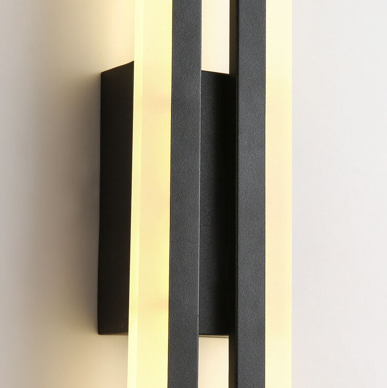 Lisslune | LuxLine Modern LED Wall Lamp | Minimalist Design | Iron & Acrylic | Dimmable Light