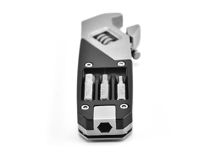 Lisslune | Multi-Function Portable Stainless Steel Adjustable and Foldable Allen Wrench With Screwdriver, for Everyday Use