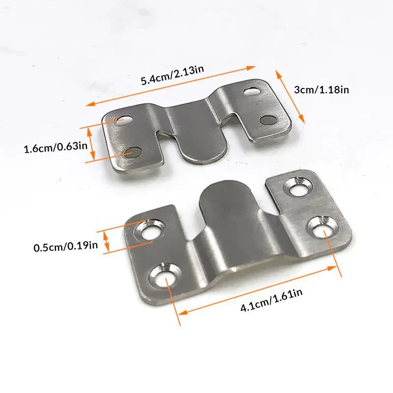 Lisslune | Stainless Steel Interlock Hanging Buckle