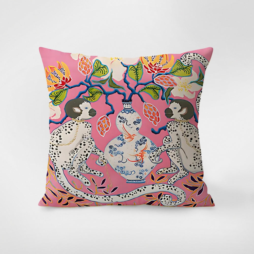 Lisslune | Zebra Tapestry Tassel Cushion Cover