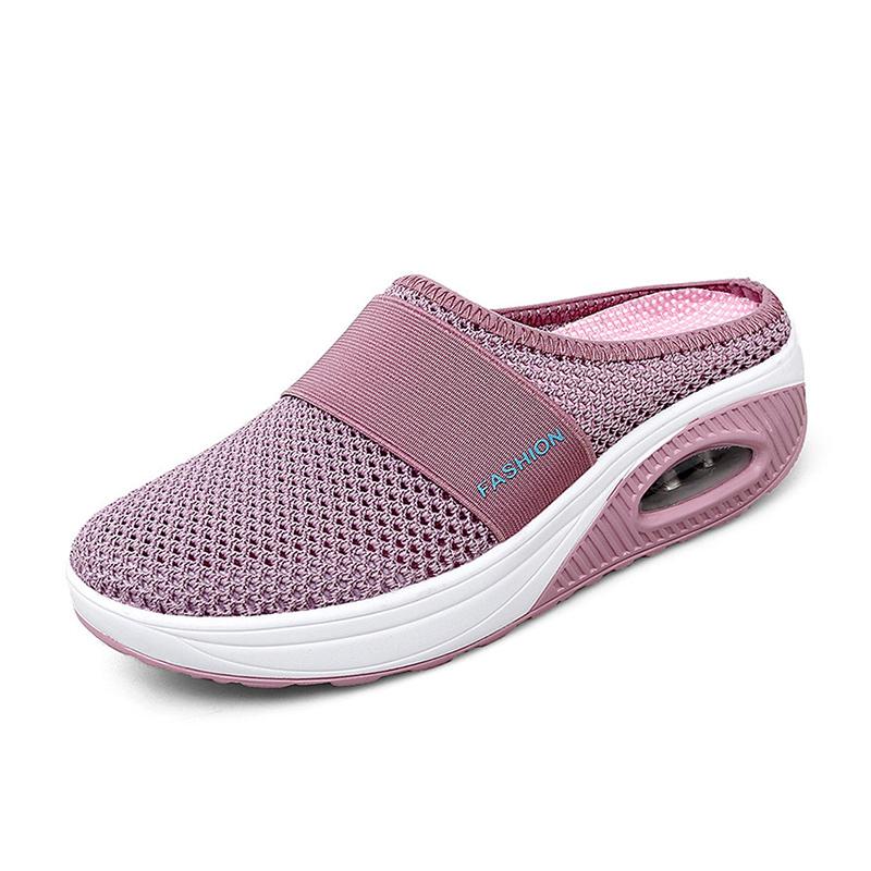 Lisslune | Flat Slingback Sandals Made of Mesh