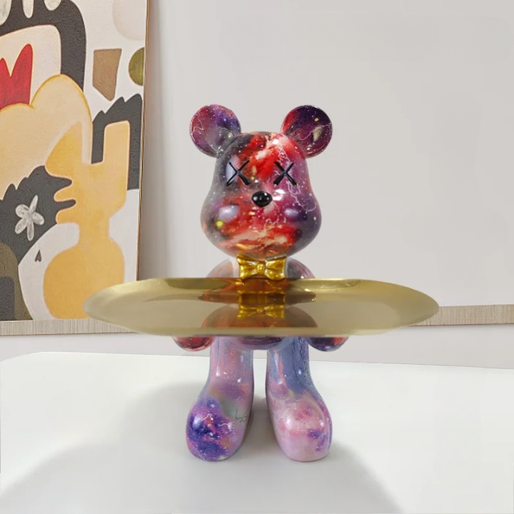 Lisslune | Bear statue with tray